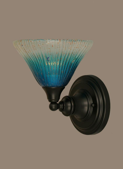 Matte Black Wall Sconce-40-MB-458 by Toltec Lighting