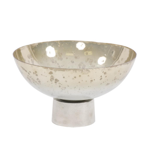 Round Grotto Glass Footed Bowl-51099 by Howard Elliott Home Goods