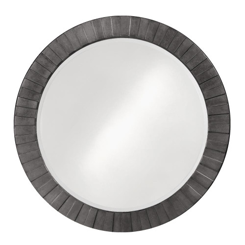 Serenity Charcoal Gray Mirror-6002CH by Howard Elliott Home Goods