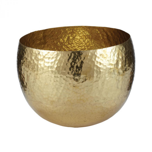 Home Decor By Dimond Gold Hammered Brass Dish - Small 346022
