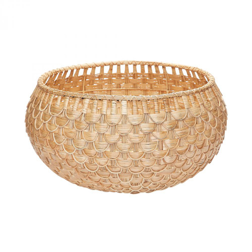 Home Decor By Dimond Large Natural Fish Scale Basket 466047