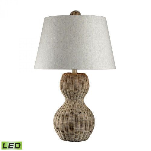 Lamps By Dimond Sycamore Hill Rattan LED Table Lamp in Light Natural Finish 111-1088-LED