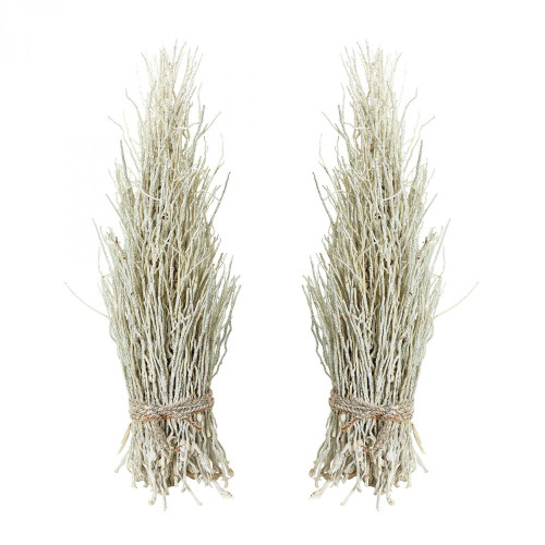 Home Decor By Dimond White Washed Cocoa Twig Sheaf - Set of 2 742022/S2