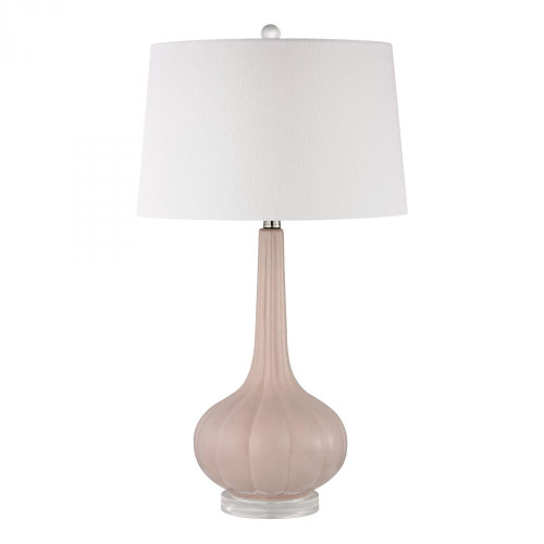Lamps By Dimond Abbey Lane Ceramic Table Lamp in Pastel Pink D2459