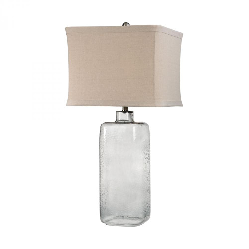 Lamps By Dimond Hammered Grey Glass Lamp D2776