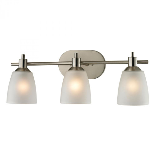 Wall Lights By Elk Cornerstone Jackson 3 Light Bath Bar In Brushed Nickel 1303BB/20