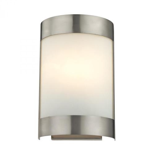 Wall Lights By Elk Cornerstone 1 Light Wall Sconce In Brushed Nickel 6.5x10 5181WS/20