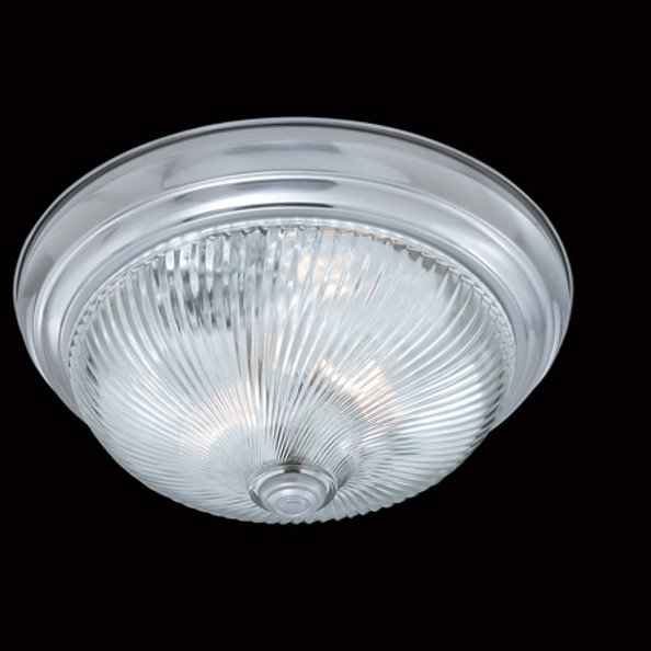 Ceiling Lights By Thomas Two-light ceiling style in a Brushed Nickel finish with clear swirl glass SL876278