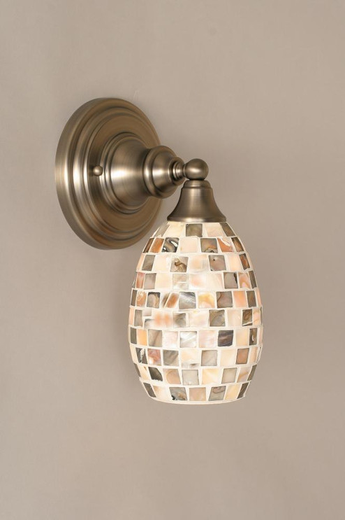 Brushed Nickel Wall Sconce-40-BN-408 by Toltec Lighting