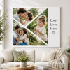 3 Photo Collage On Canvas