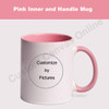 Pink Inner and Handle Mug