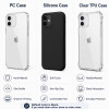 Difference of PC Case, Silicone Case and Clear TPU Case 