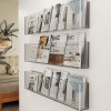 clear acrylic bookshelf