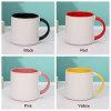 photo mugs with different color options