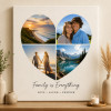4 photo collage canvas print