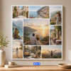 travel photo collage wall art