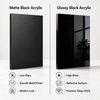 black acrylic sheet