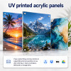 UV printed acrylic panels