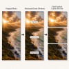 vertical triptych canvas