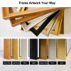 textured beach painting frame options
