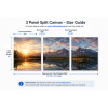 3 Panel Split Canvas Prints