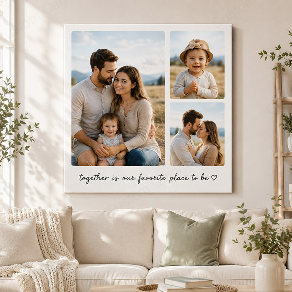 3 photo collage canvas print