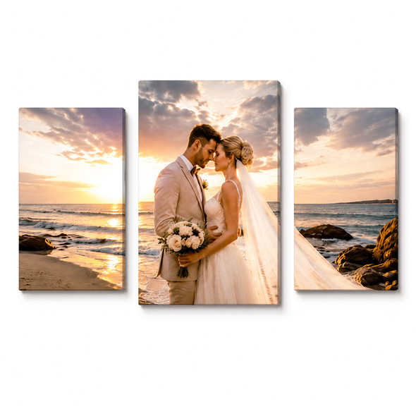 staggered triptych canvas prints