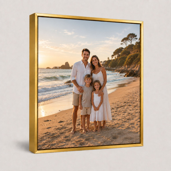 gold framed canvas prints