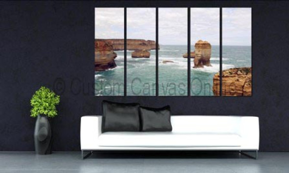 Beach scenes on canvas prints sydney free shipping