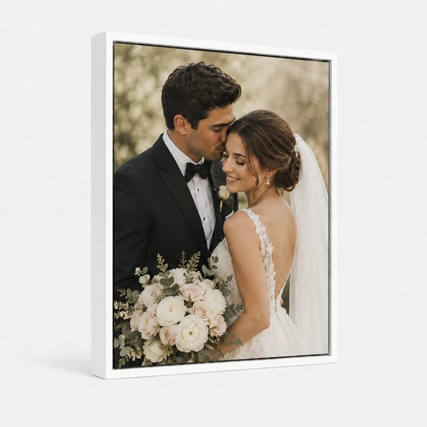 white framed canvas prints
