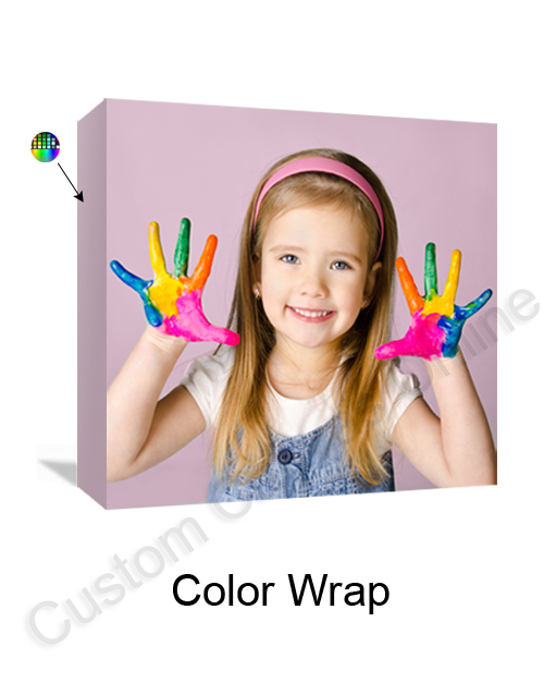 canvas color wrap