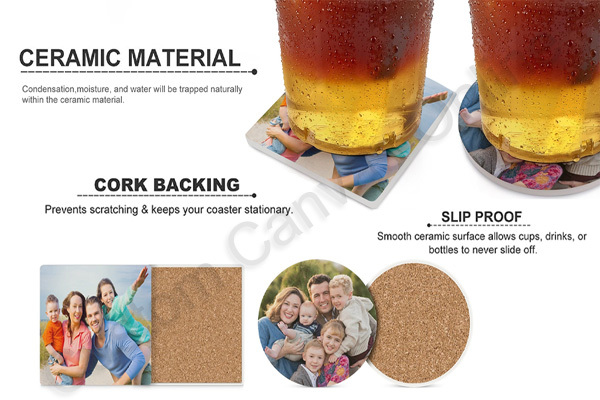 bulk ceramic coasters