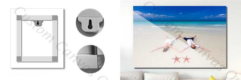 Metal hanging bracket for acrylic Metal hanging bracket for acrylic