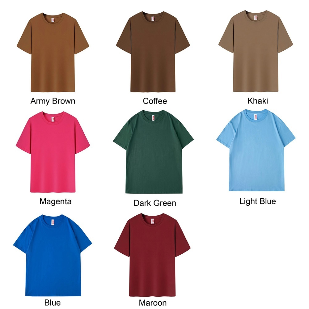 custom logo t shirt printing selections