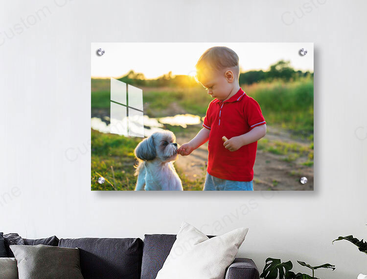 24x36 Acrylic Print in living room