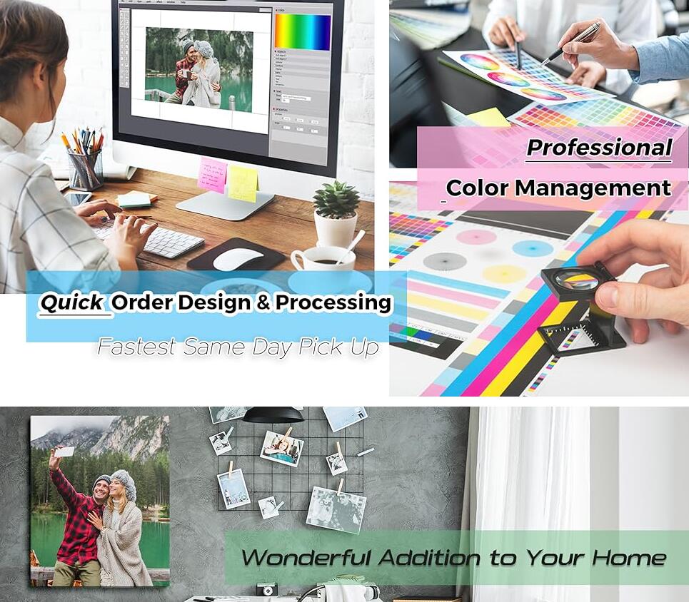 What do canvas prints look like Custom Canvas Online