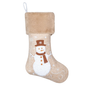 Soft Plush Christmas Stocking - Frosty the Snowman