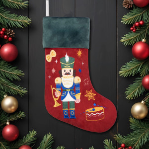 RLC Kids Christmas Stocking - Nutcracker