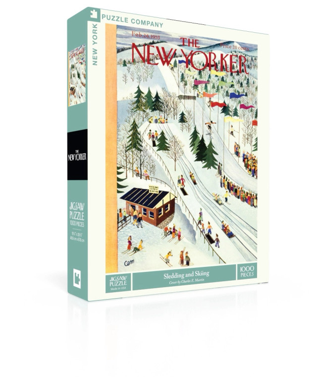 Sledding and Skiing - 1,000-Piece Jigsaw Puzzle
