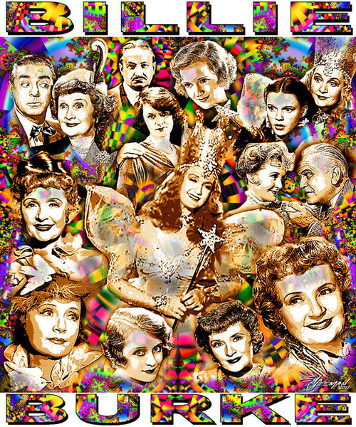 Billie Burke Tribute T-Shirt or Poster Print by Ed Seeman