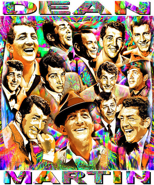 Dean Martin Tribute T-Shirt or Poster Print by Ed Seeman