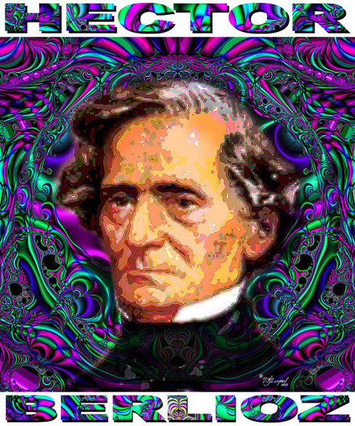 Hector Berlioz Tribute T-Shirt or Poster Print by Ed Seeman