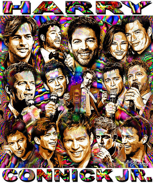 Harry Connick Jr. Tribute T-Shirt or Poster Print by Ed Seeman