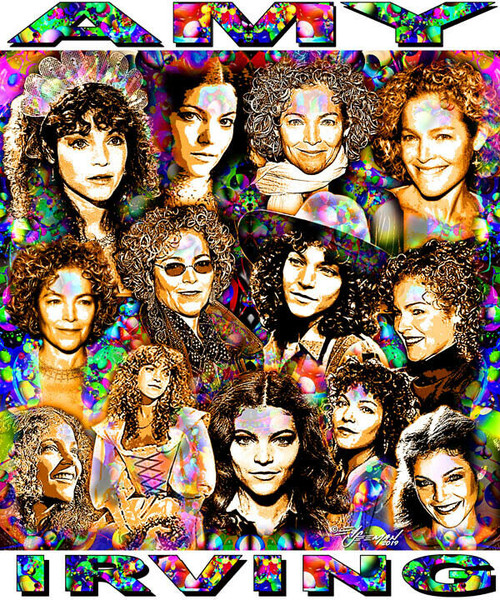 Amy Irving Tribute T-Shirt or Poster Print by Ed Seeman