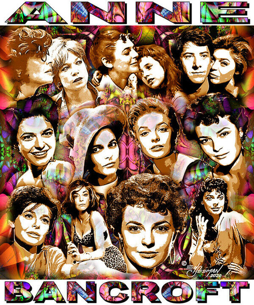 Anne Bancroft Tribute T-Shirt or Poster Print by Ed Seeman