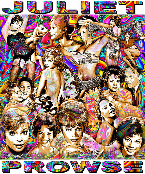 Juliet Prowse Tribute T-Shirt or Poster Print by Ed Seeman