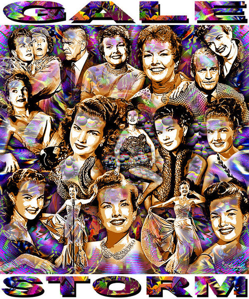 Gale Storm Tribute T-Shirt or Poster Print by Ed Seeman