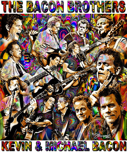 The Bacon Brothers Tribute T-Shirt or Poster Print by Ed Seeman