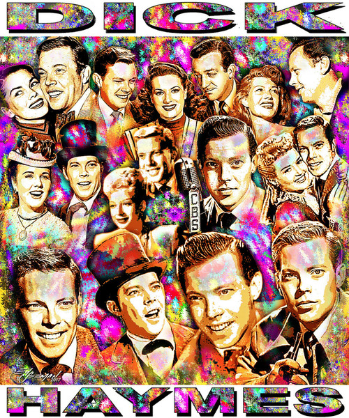 Dick Haymes Tribute T-Shirt or Poster Print by Ed Seeman