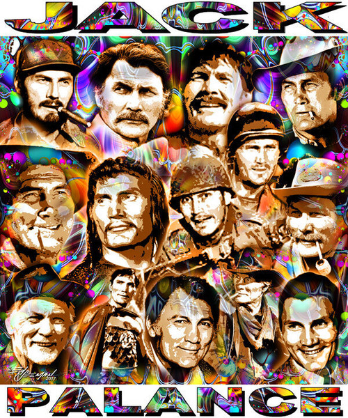 Jack Palance T-Shirt or Poster Print by Ed Seeman